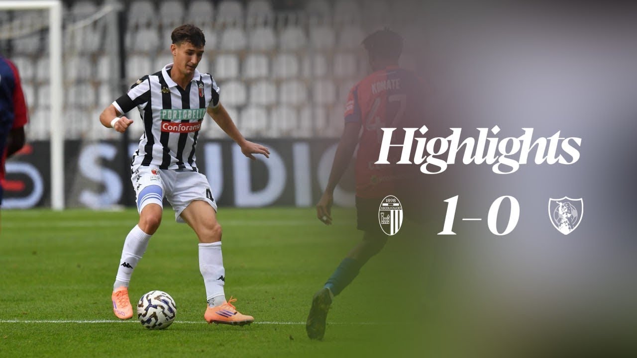 Highlights Ascoli-Sambenedettese 1-0
