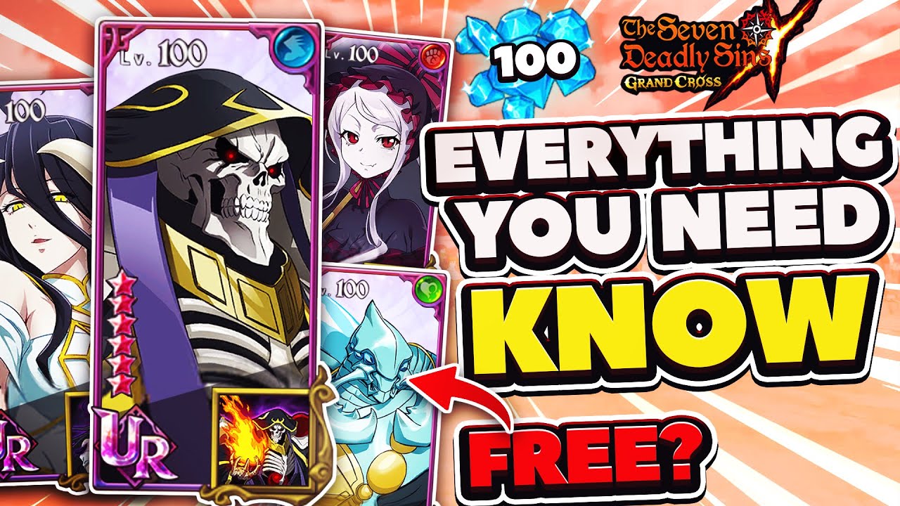 EVERYTHING YOU NEED TO KNOW! OVERLORD COLLAB | Seven Deadly Sins: Grand Cross