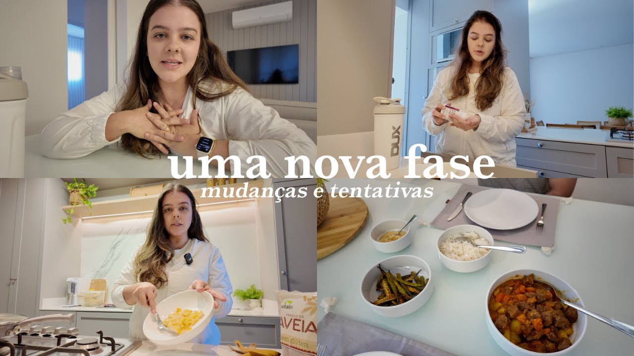 VLOGÃO tirei o glúten e lactose da alimentação, caminhada com amiga e receita de carne de panela