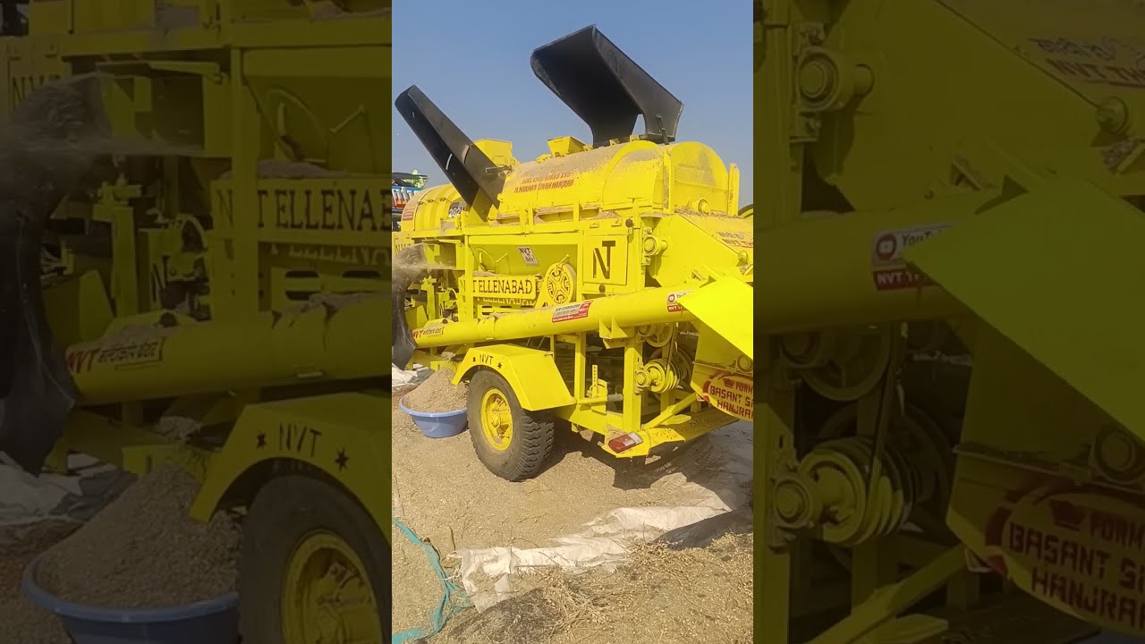 N V T malticrop thresher #tranding #agriculture #video#johndeere #newholland #mahesh