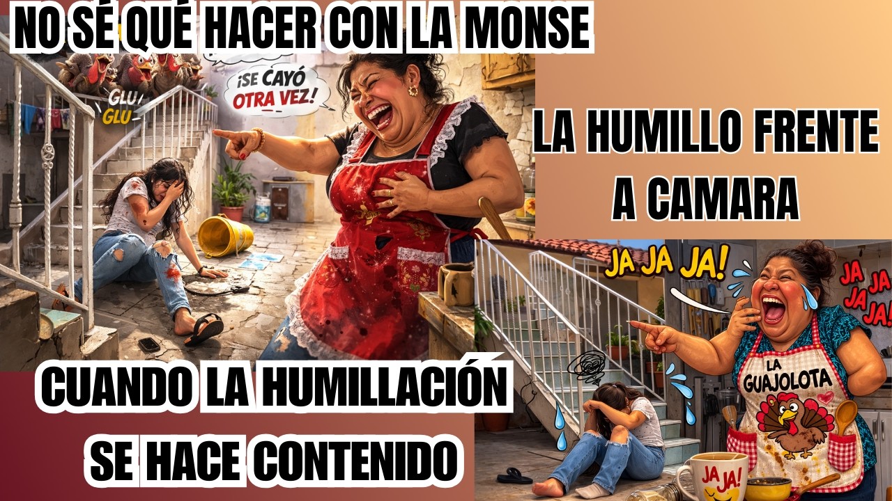 LA GUAJOLOTA HUMILLO A LA MONSE YA NO SABE QUE HACER CON ELLA  DONDE QUEDO EL AMOR