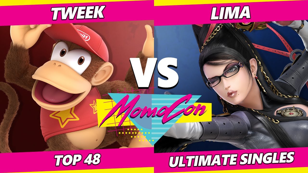 MomoCon 2022 Top 48 - Tweek (Diddy Kong, Sephiroth) Vs. Lima (Bayonetta) SSBU Ultimate Tournament