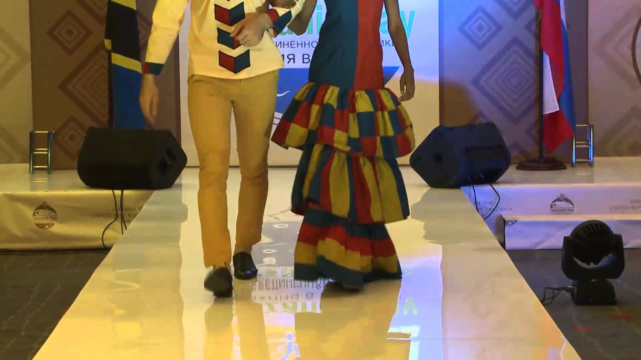 Fashion Show   Ailinda Sawe and Lucky Creation Collection 50th Anniversary of Tanzania in Moscow