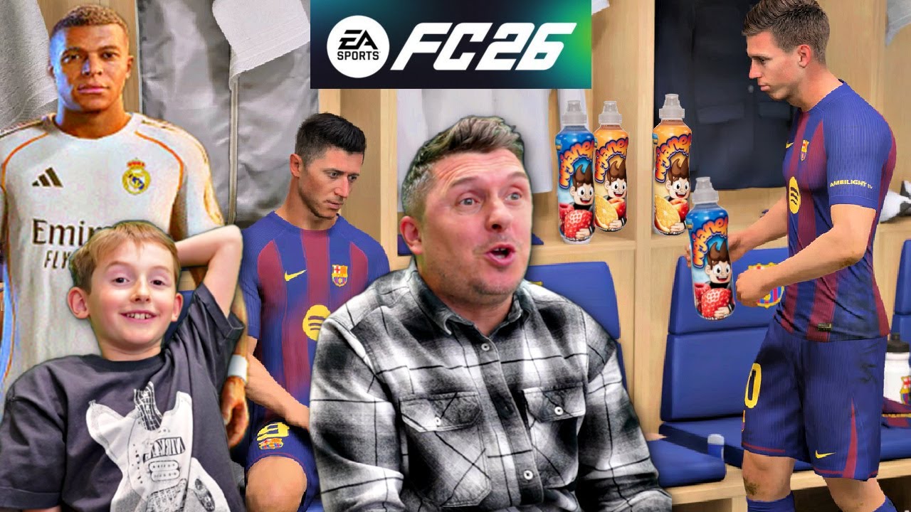 MECZ Z TATĄ w FC26 FC BARCELONA VS REAL MADRYT El Clasico