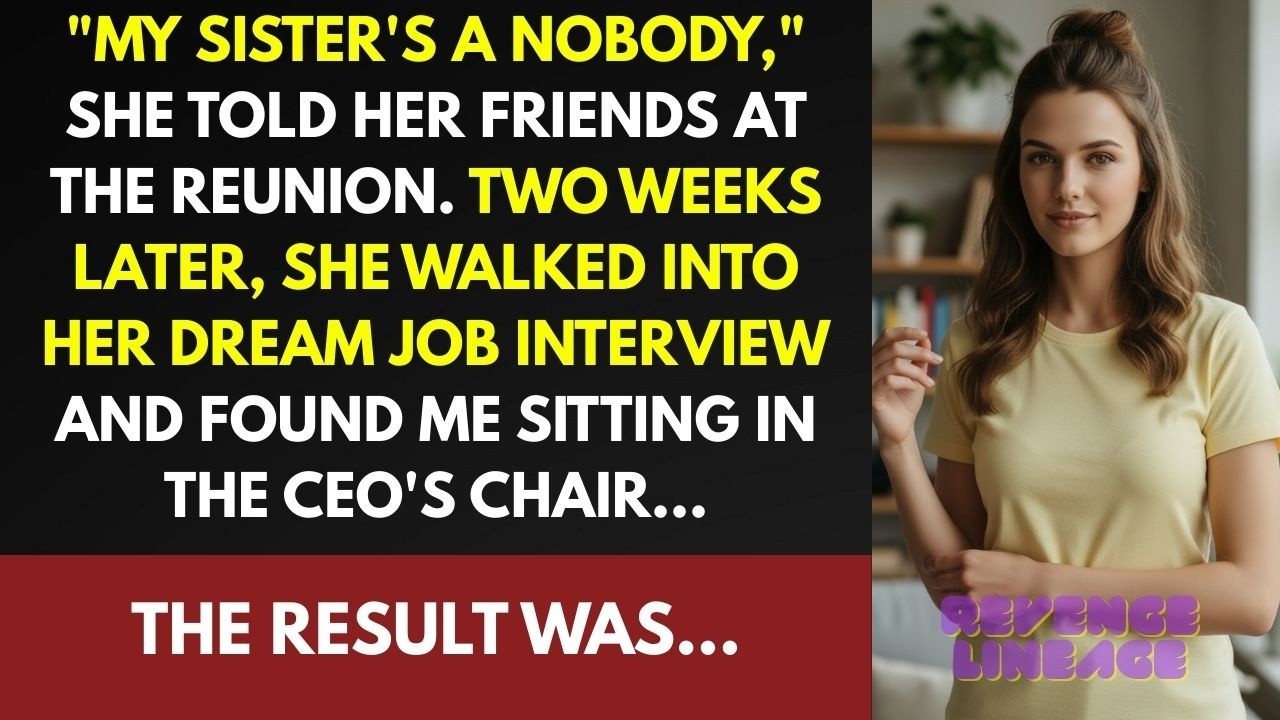 My Sister Told Everyone I Failed In Life—Until She Applied For A Job At My Company