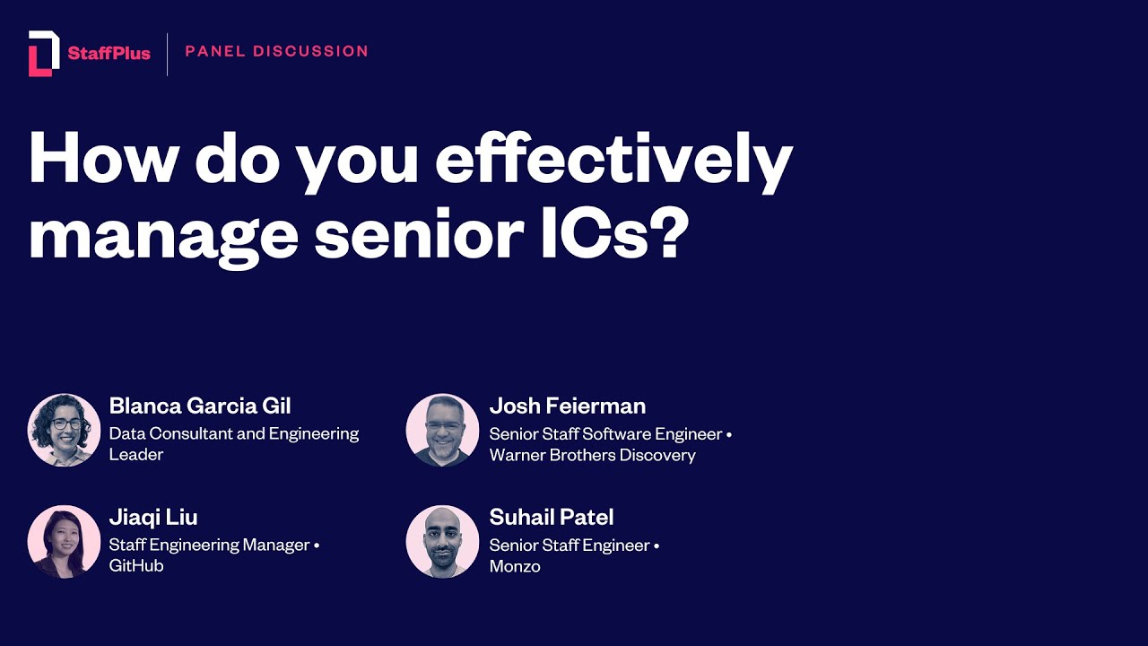 Staffplus - How do you effectively manage senior ICs?