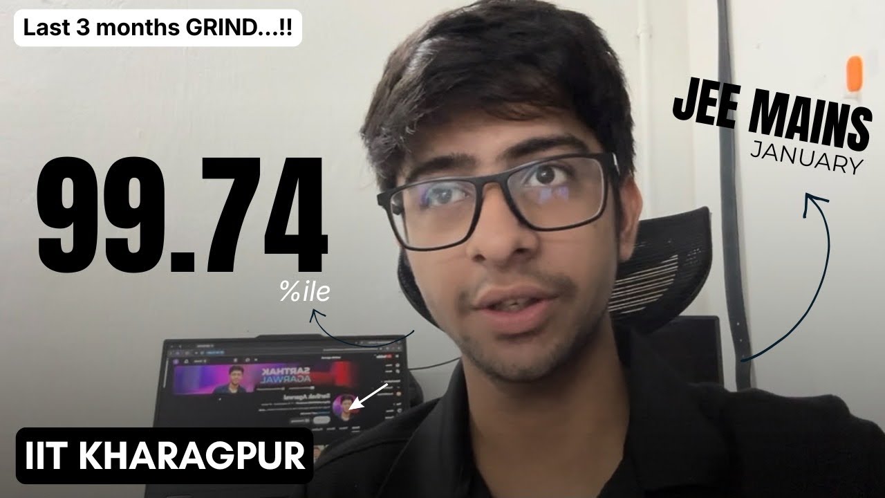 I scored 99.74%ile in JEE MAINS (January)..!! [Last 3 Months Roadmap]