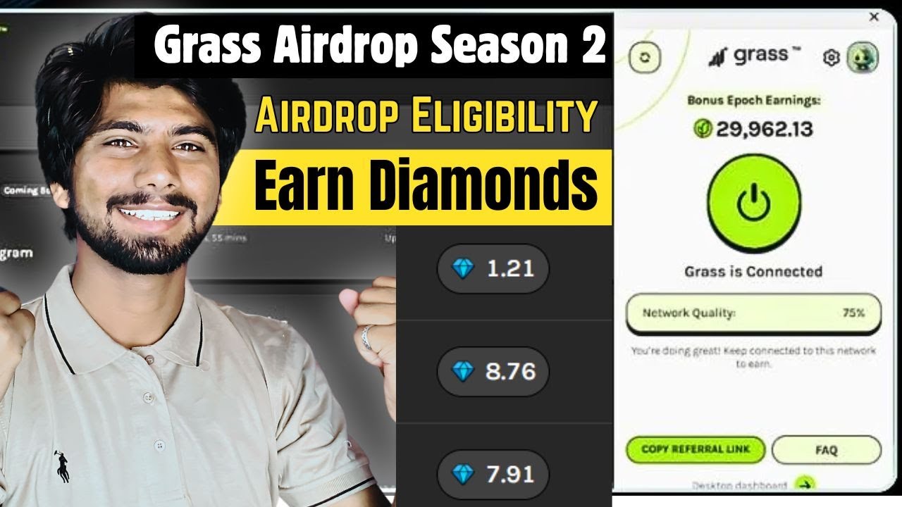 Grass Season 2 Airdrop | $GRASS Eligibility & Conversion Ratio Update, Earn Grass Diamonds