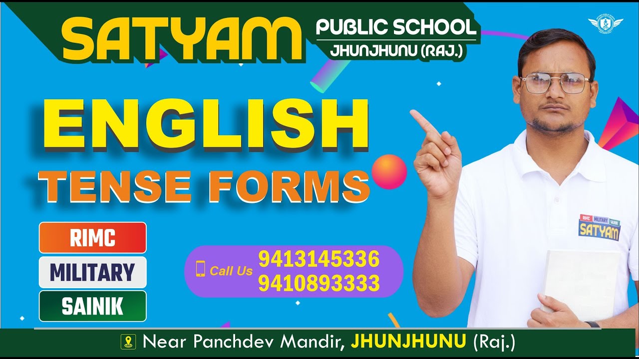 🔴English Tense Forms | RIMC & Sainik School Entrance Special | Military Exam Grammar #TenseForms