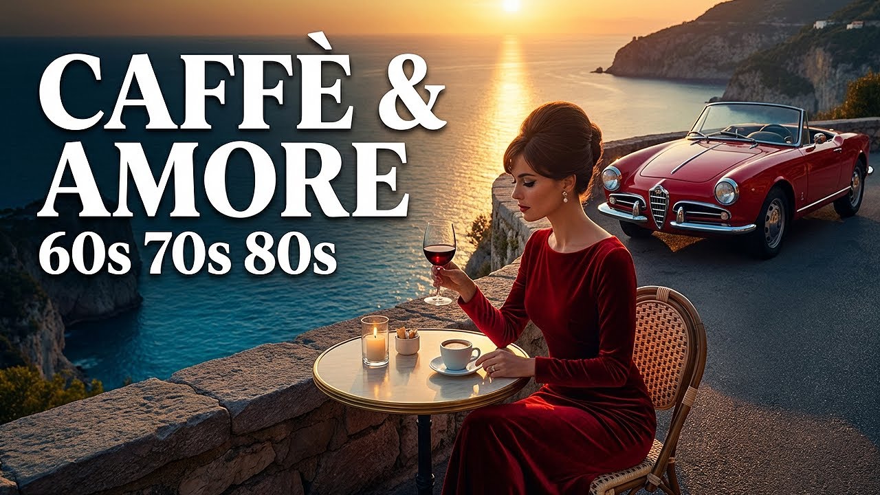 Romantic Italian Cafe Music ☕ Musica Italiana Anni 60 70 80 - Nostalgia