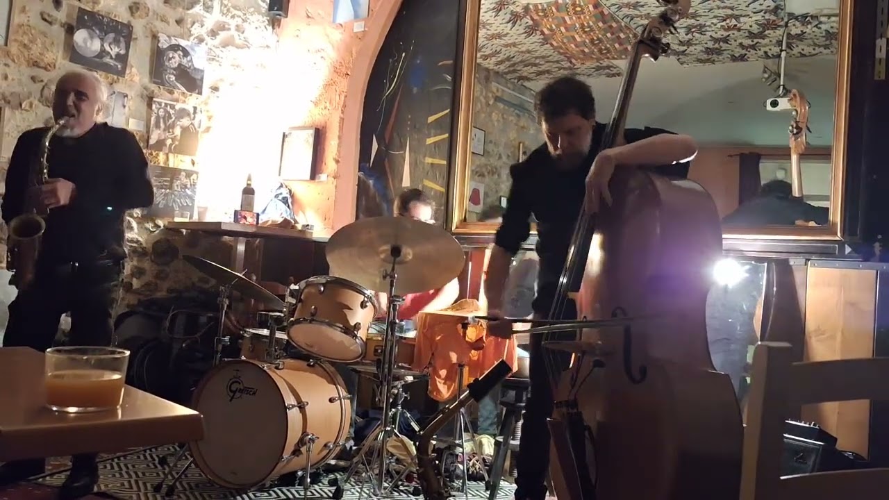 Roland Devocelle, Urbuli Baba, Jean Rougier, Jean-Luc Petit , concert aux Amis du Sahel, jeudi 4 déc