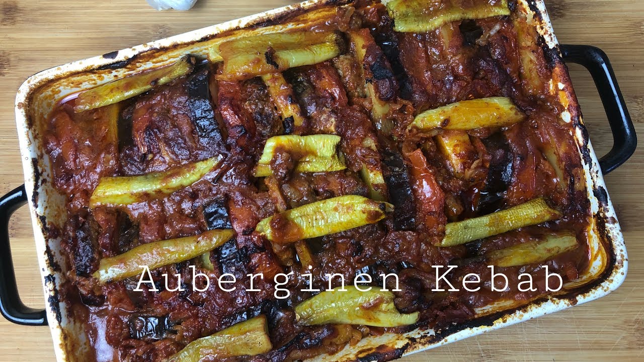 Auberginen Kebab im Ofen / Баклажановый шашлык в духовке | Bei Sona