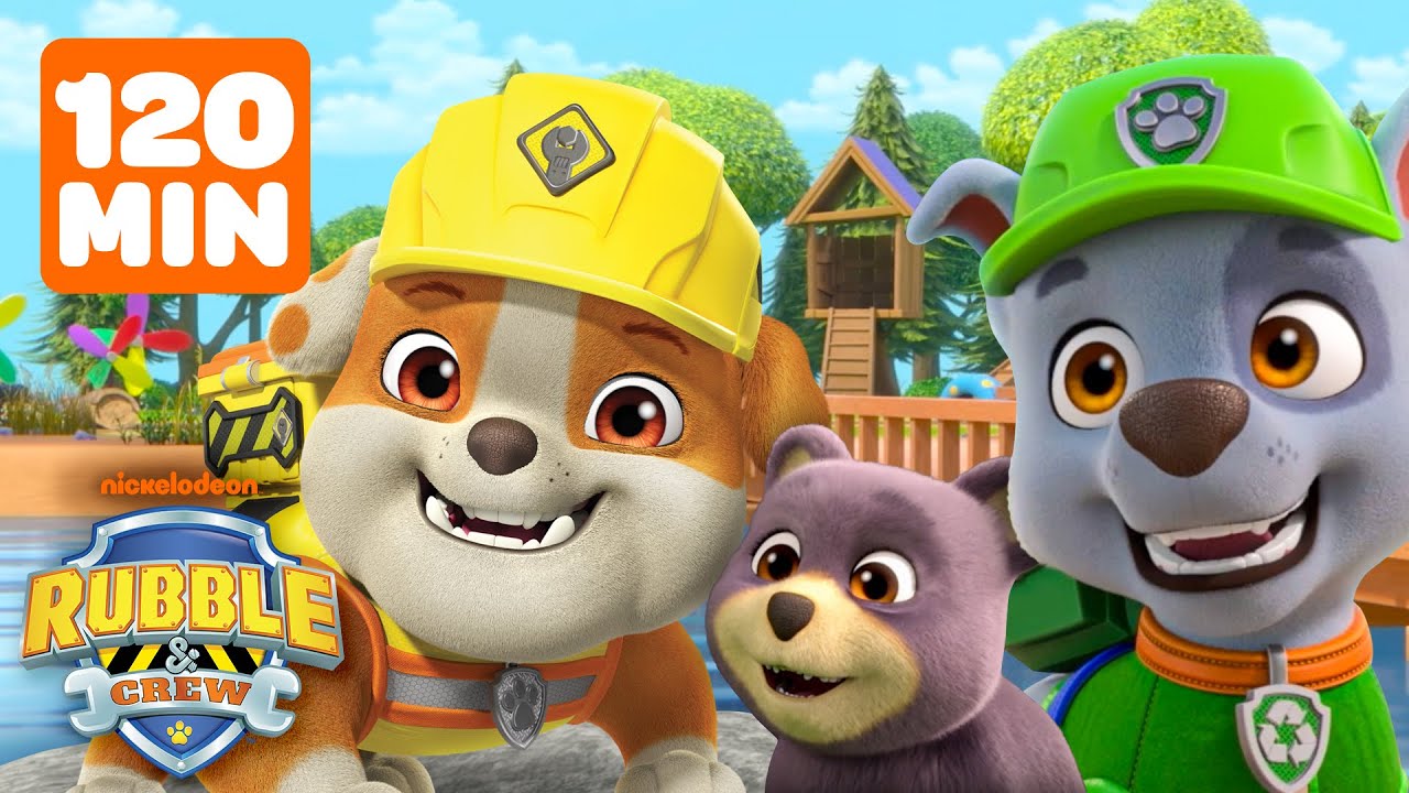 Rubble & Crew's BEST Rescues from Seasons 1 & 2! w/ Rocky & Charger | 2 Hours | Rubble & Crew