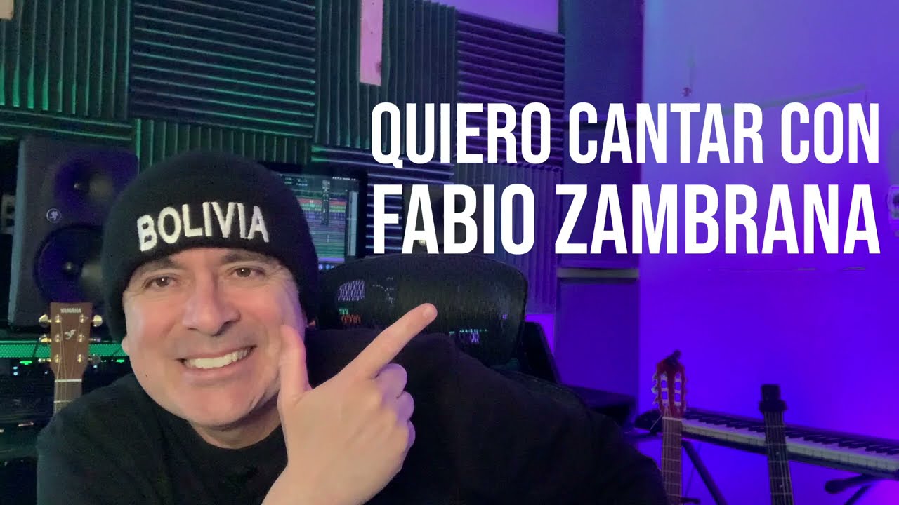 Requerimientos para grabar una canción con Fabio Zambrana o cualquier ARTISTA