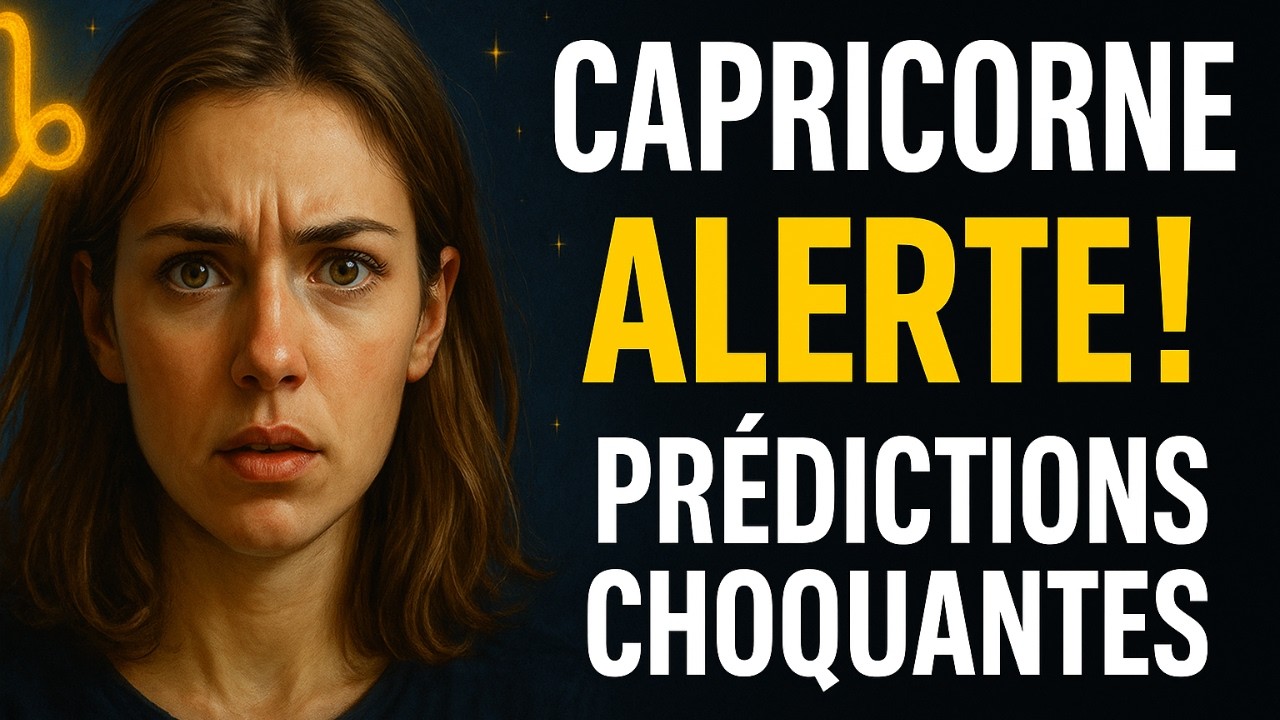 Capricorne L’erreur Que Vous Faites Depuis Des Années Sans Le Savoir