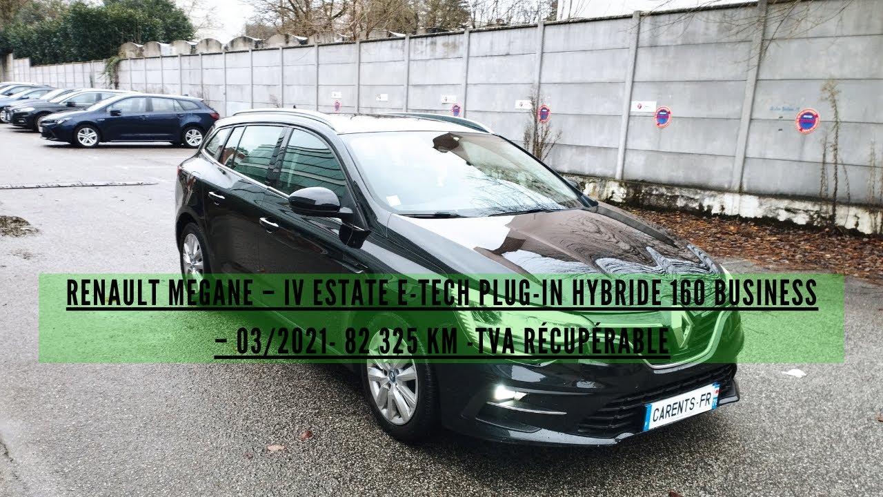 MEGANE-iv estate E-TECH PLUG-IN HYBRIDE 160 BUSINESS-03/2021-82325 km-TVA récupérable 07 75 71 49 91
