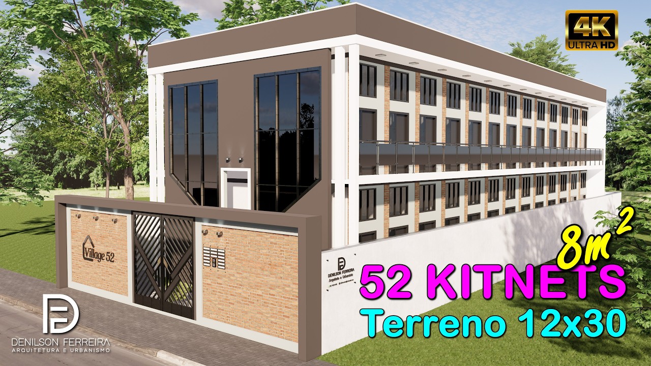 52 Kitnets Loft 8m² em 12x30: Tiny House 2025 🏡