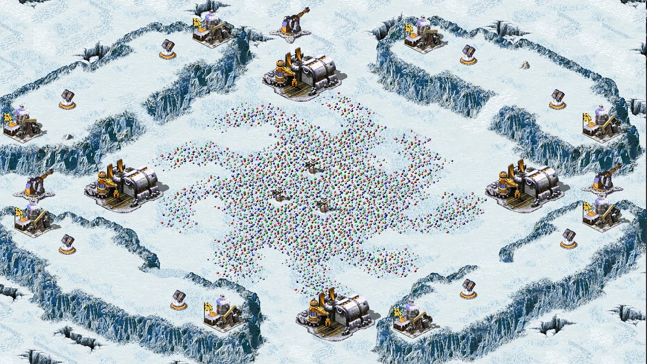 Red Alert 2 | Месть Юрия | 7 на 1 | Arctic Twist Новая карта, редактирование, Zoom 3000, сверхсло...