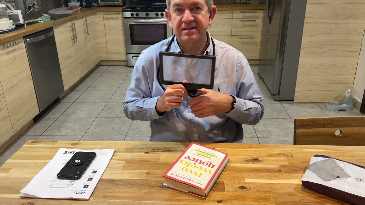 🔥 5X Hands Free Magnifying Glass for Reading Unboxing and Review! ✅  #productreview #unboxing