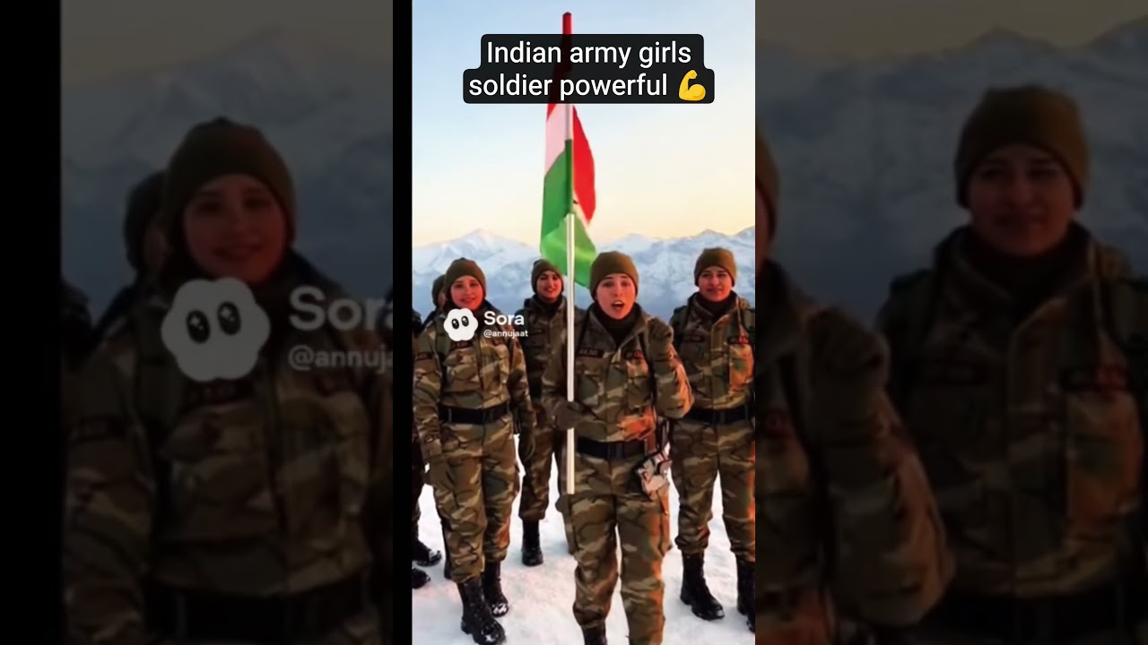 indian army girls soldier 