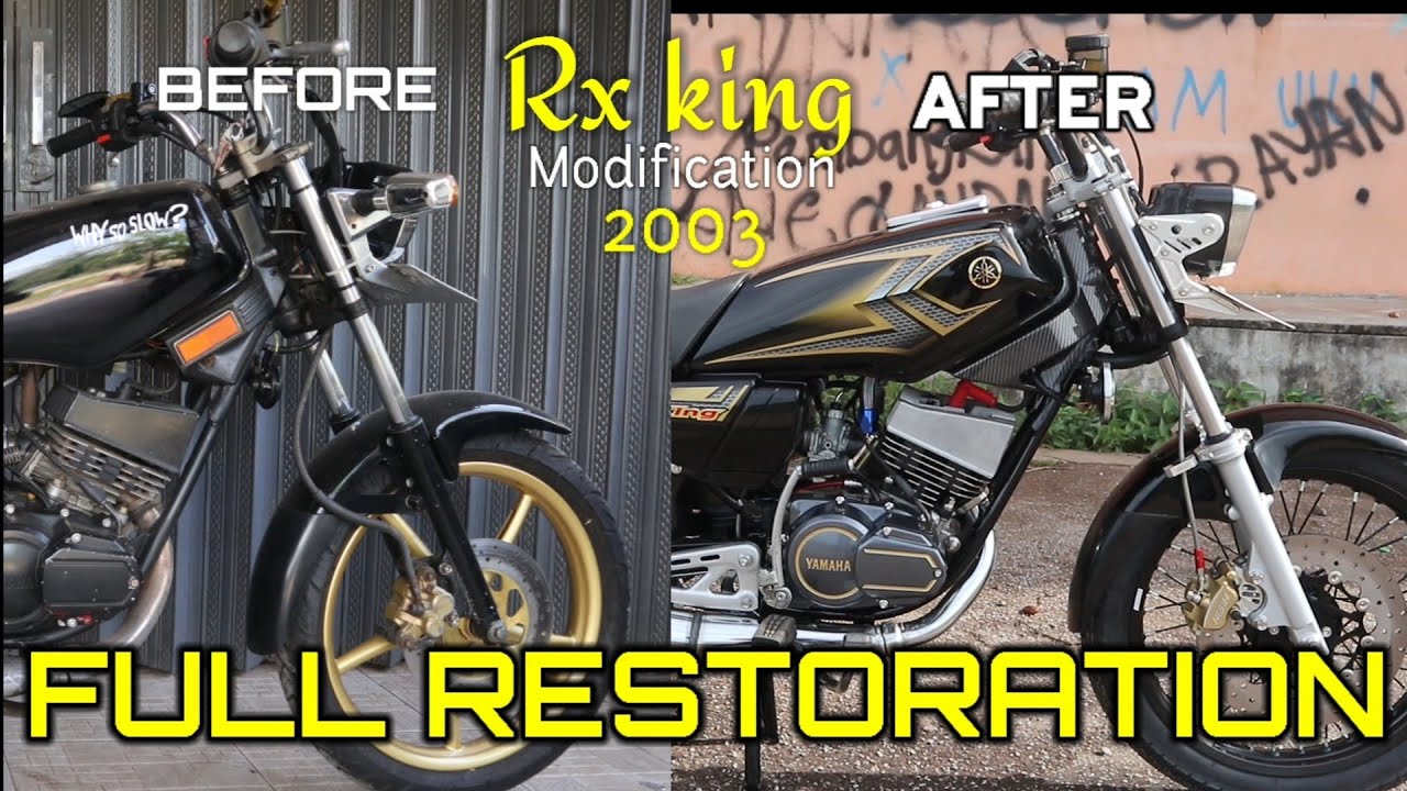 Full Restoration of 2003 Yamaha Rxking Motorcycle 2 Stroke 2003 - (Part 3).