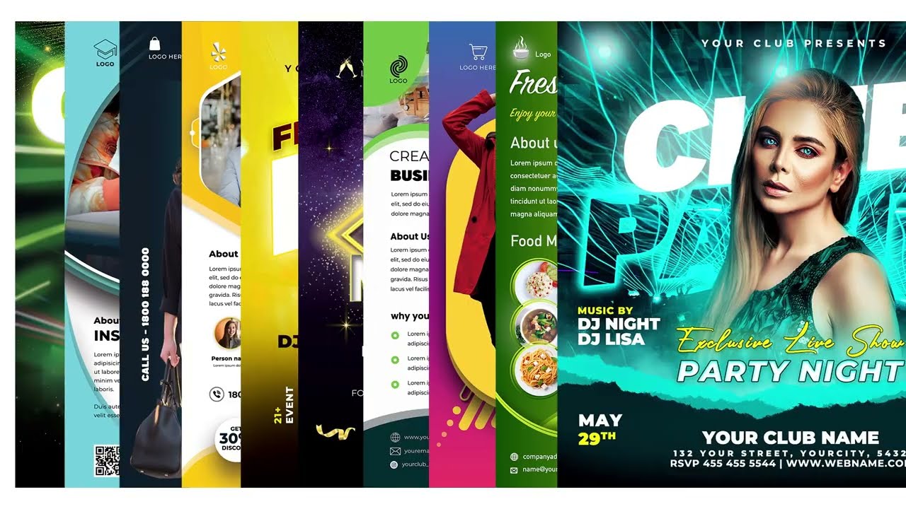Best Flyer templates for download | Free & Premium templates