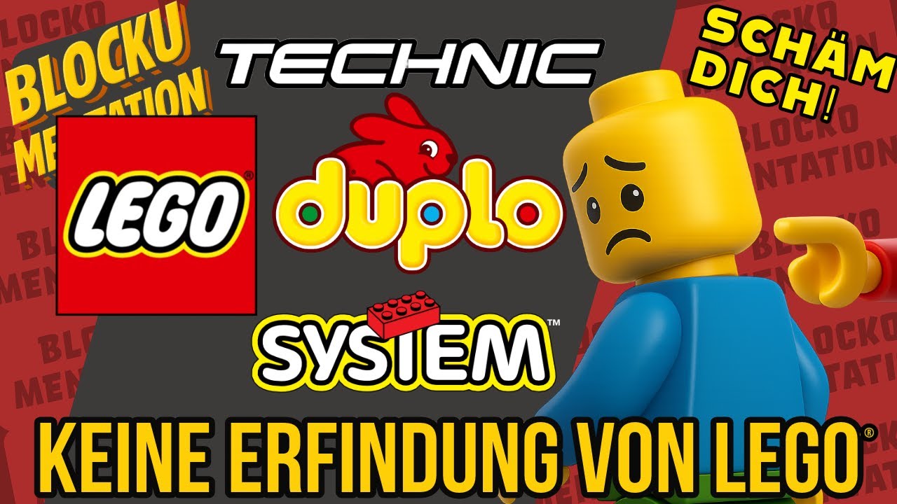 LEGO® will nicht, dass du das weißt - Sie haben nichts selbst erfunden