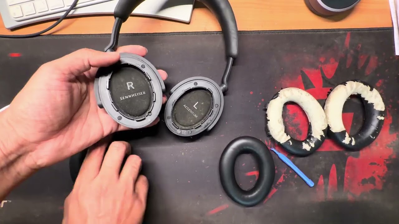 Synheiser Accentum / Accentum plus replacement earpads Installation