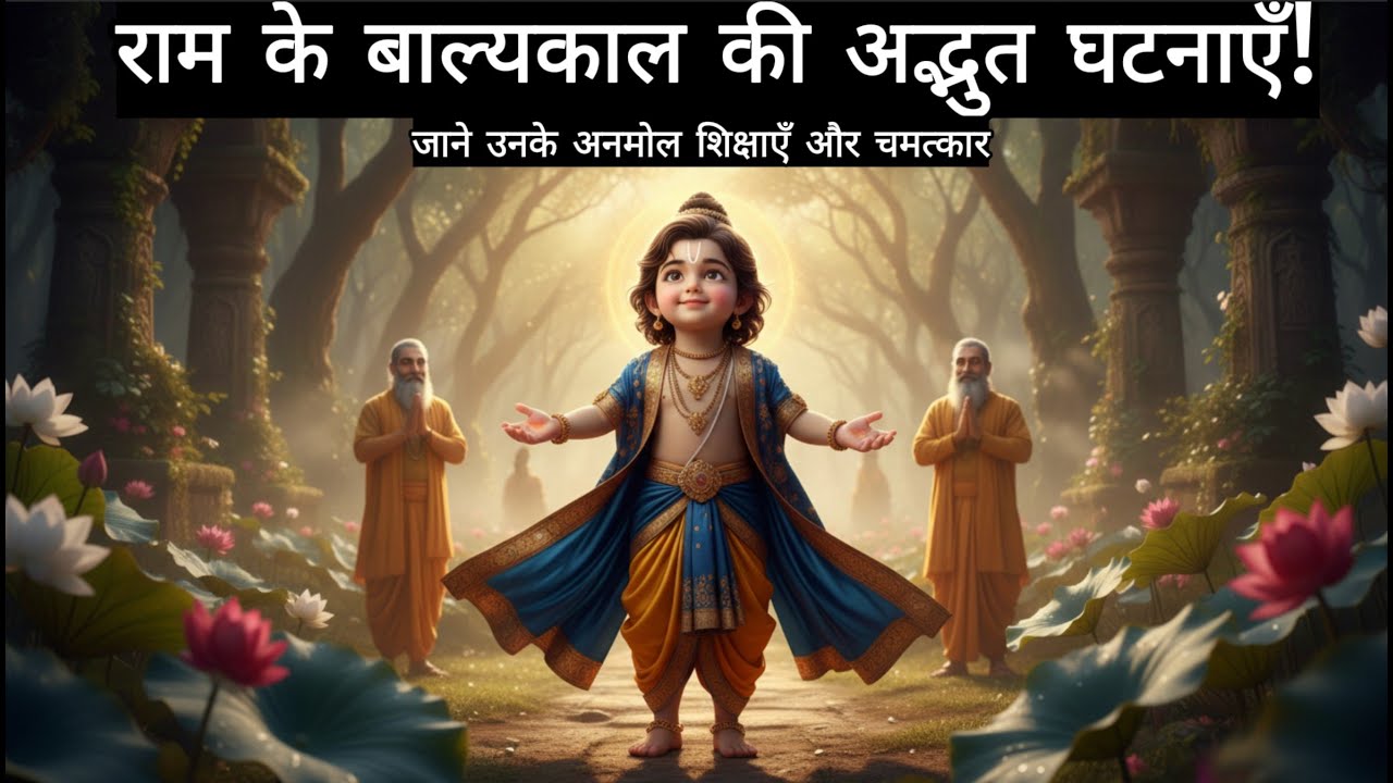 राम के बाल्यकाल की अनकही कहानियाँ | Miracles and Lessons of Young Ram @vedic_vibes23