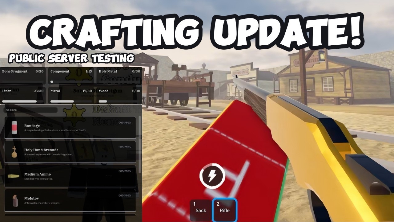 New Crafting Update is INSANE in Dead Rails (Public Testing Server)
