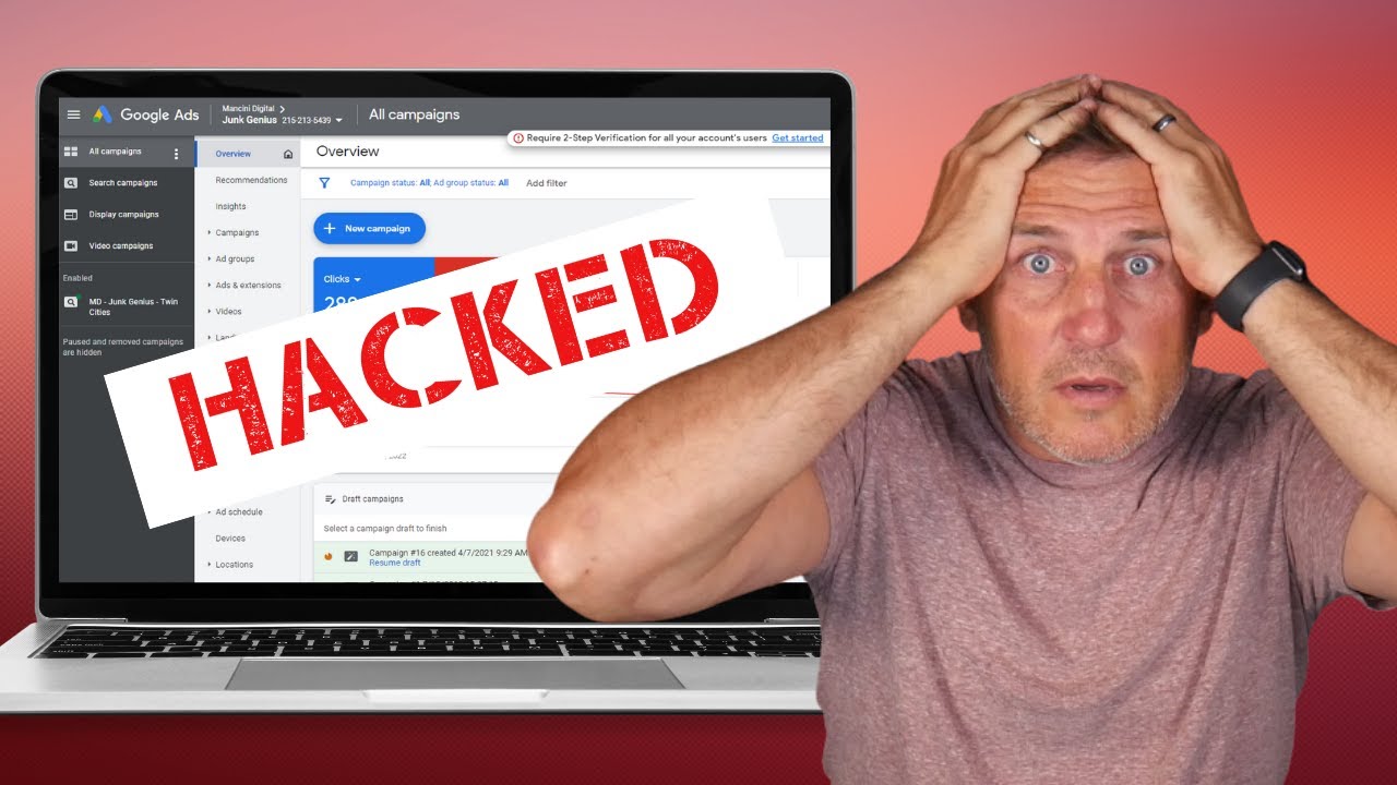 😡 Google Ads Account was Hacked & Suspended! What I did...