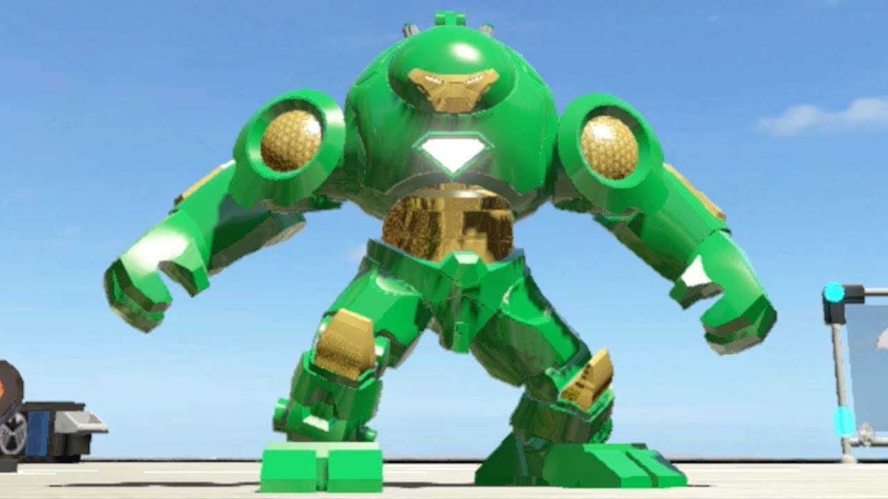 Green Hulkbuster Open World Free Roam Gameplay - LEGO Marvel Collection
