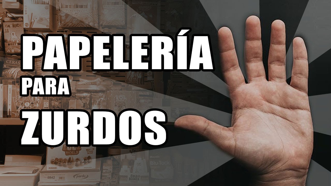 PAPELERIA PARA ZURDOS ¿ES REALMENTE ÚTIL?