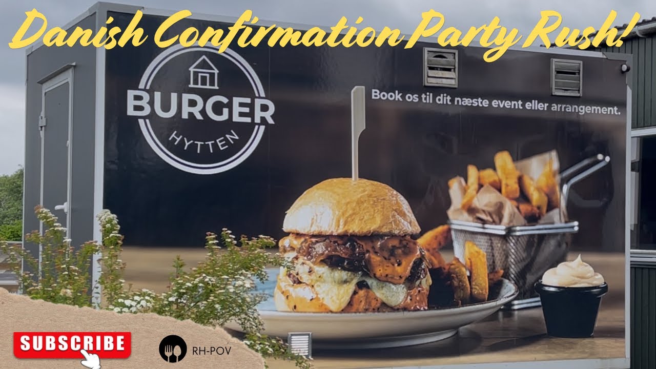 37 Min POV: Serving Burgers & Fries at a Danish Confirmation Party! 🍔🎉 | RH-POV