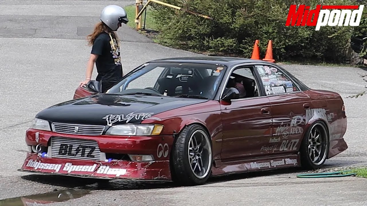 (4k RAW) Joshua's 2JZ Mark 2 JZX90 Drifting at the Knuckle Up Trip to the Pond