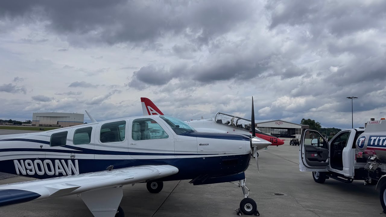 How I fly my IFR flights! Houston to Meridian in A36 Bonanza! Summer Flying!