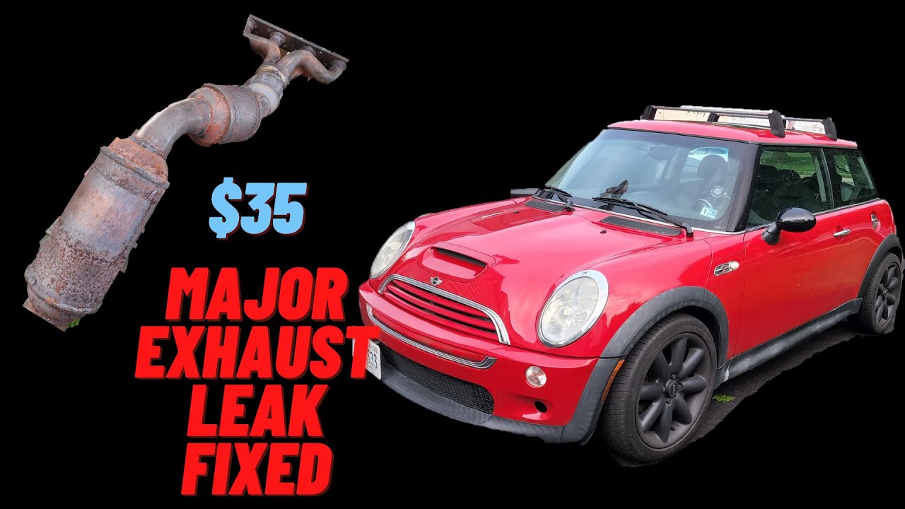 Fixing the WORST Exhaust Leak in my Mini Cooper S!