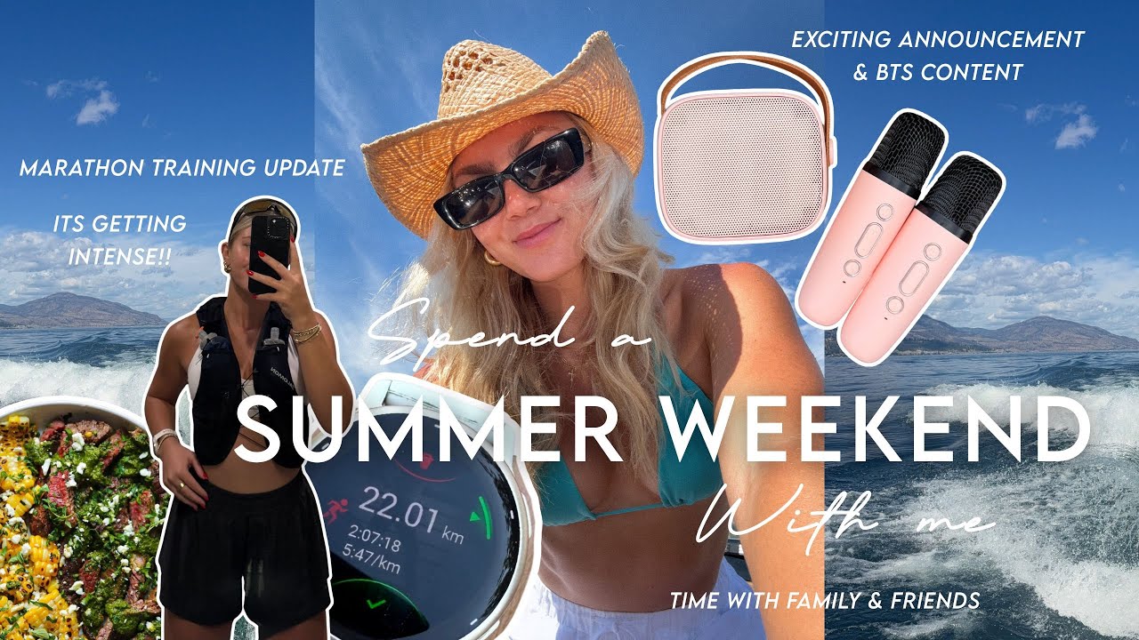Summer Weekend Vlog: Balancing Family, Friends & Marathon Training + We Got the House!