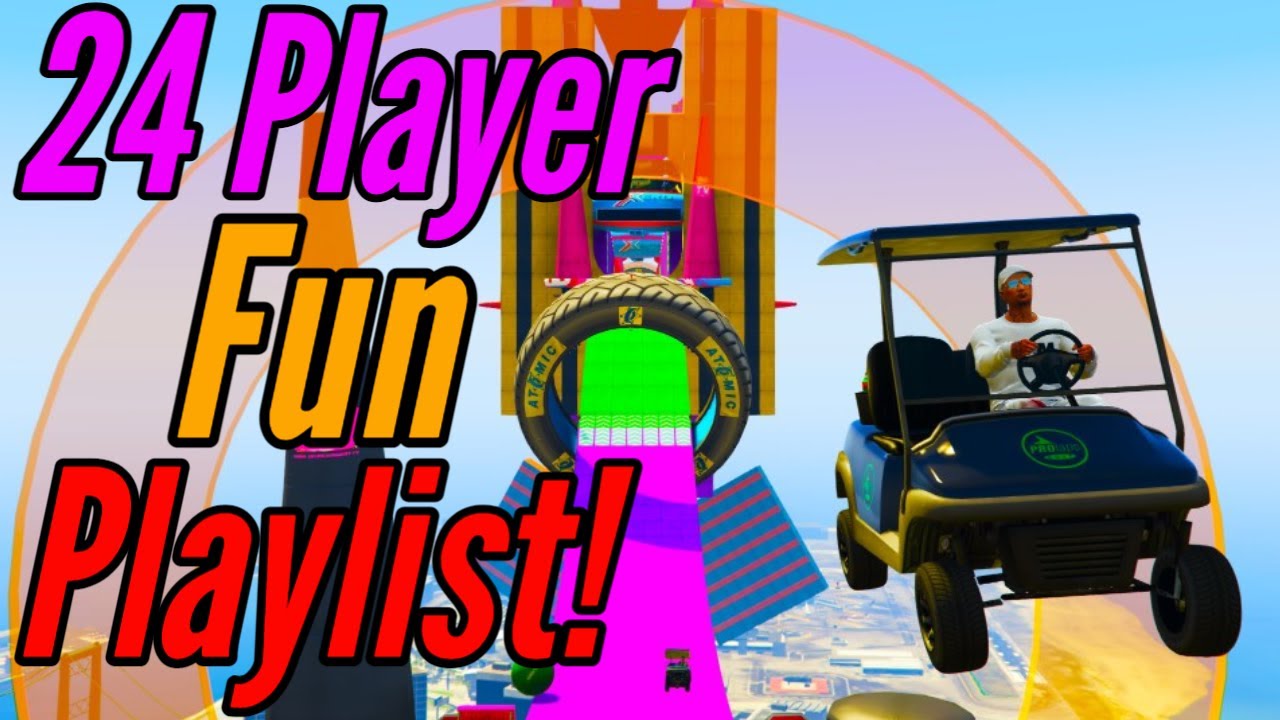 GTA 5 | FUN/RACING 24 PLAYER PLAYLIST | *LIVESTREAM*