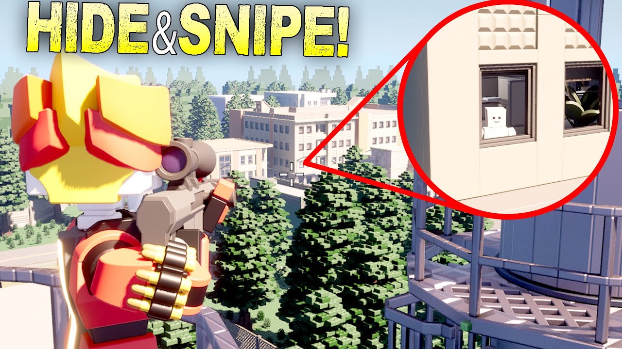 HIDE and SNIPE is the Hardest Version of Hide and Seek We've Played.