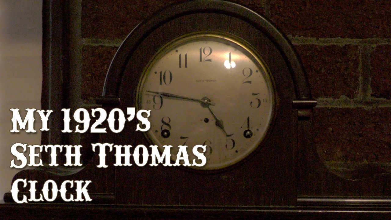 My 1920's Seth Thomas Clock - Will it Run?