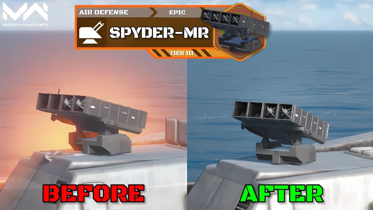 Spyder-MR Air Defense After Bug Fixed Reviews | Modern Warship