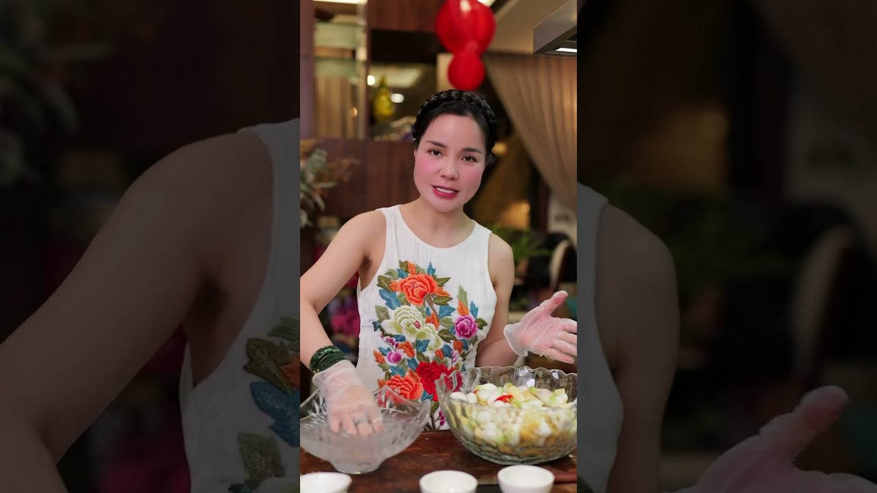 Bí quyết muối hành trắng giòn, thơm nhẹ – món quen mà rất cần ngày Tết  #hanhmuoi #monngonngaytet
