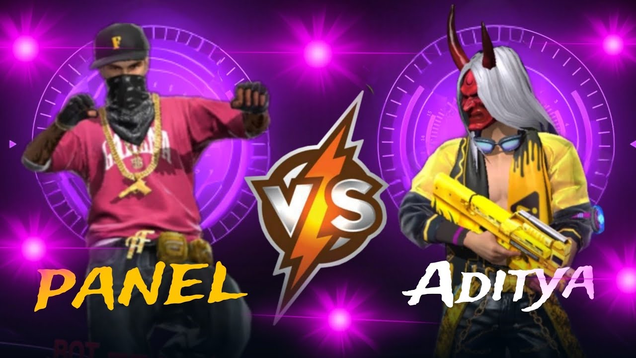 1v1🥵 PANEL VS ADITYA FRIENDLY BATTLE 🥵+EMOTE BATTLE 😂