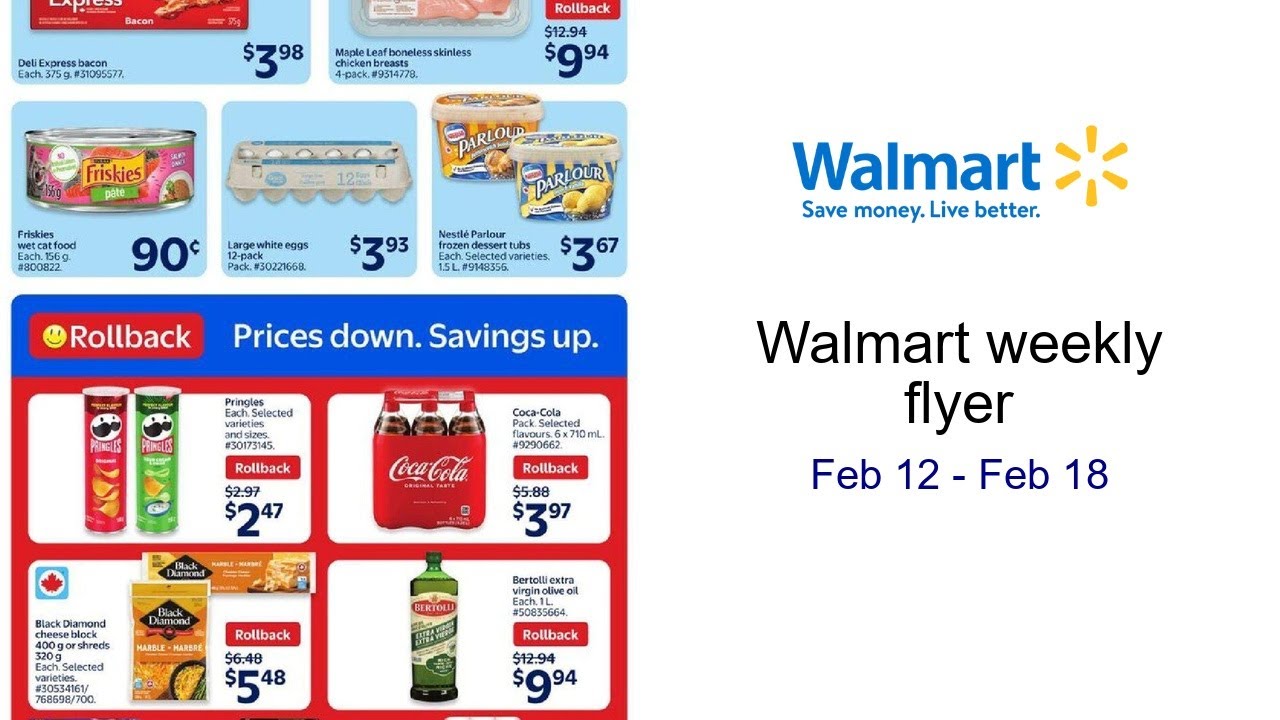 Walmart weekly flyer Feb 12 - Feb 18