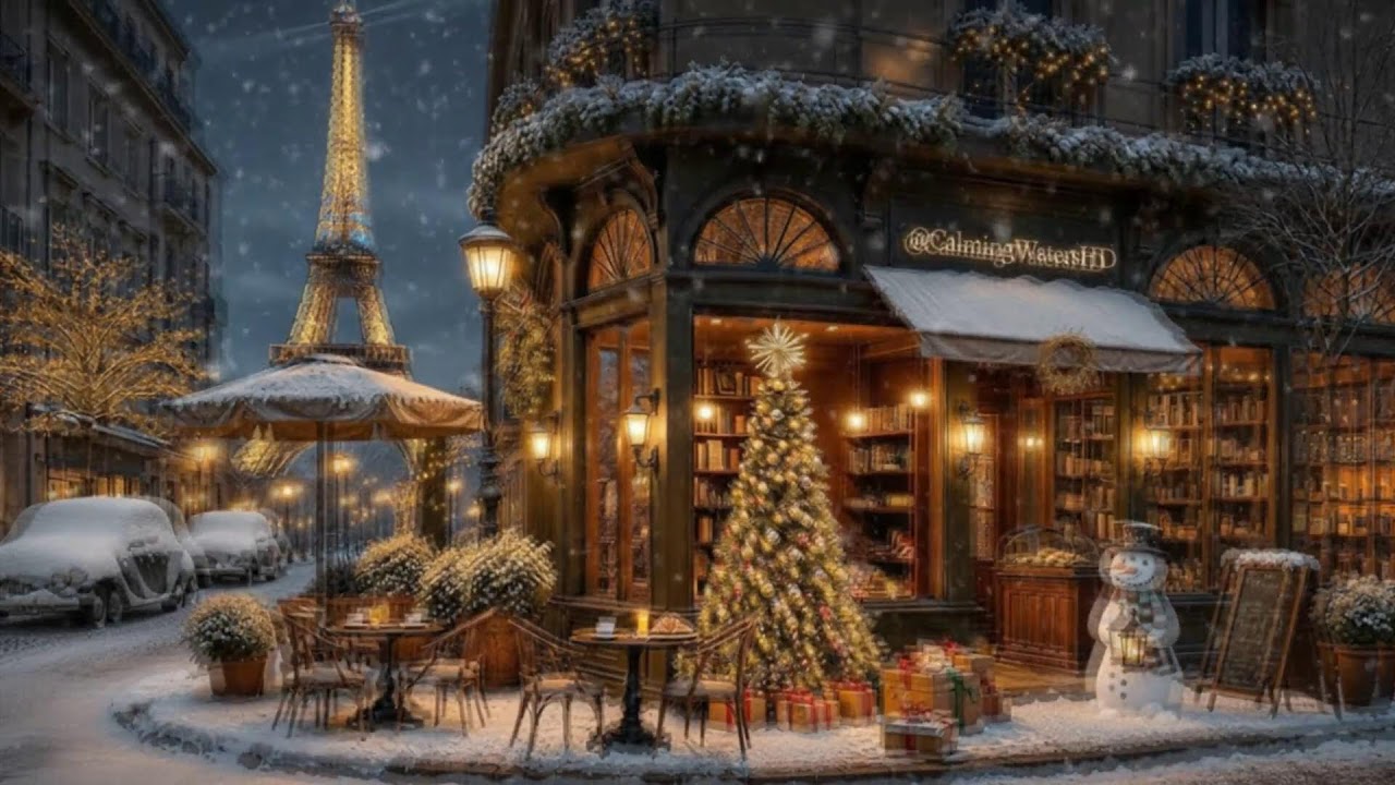 Prague Old Town Christmas – Gentle Jazz Piano for Peaceful Nights 🎄