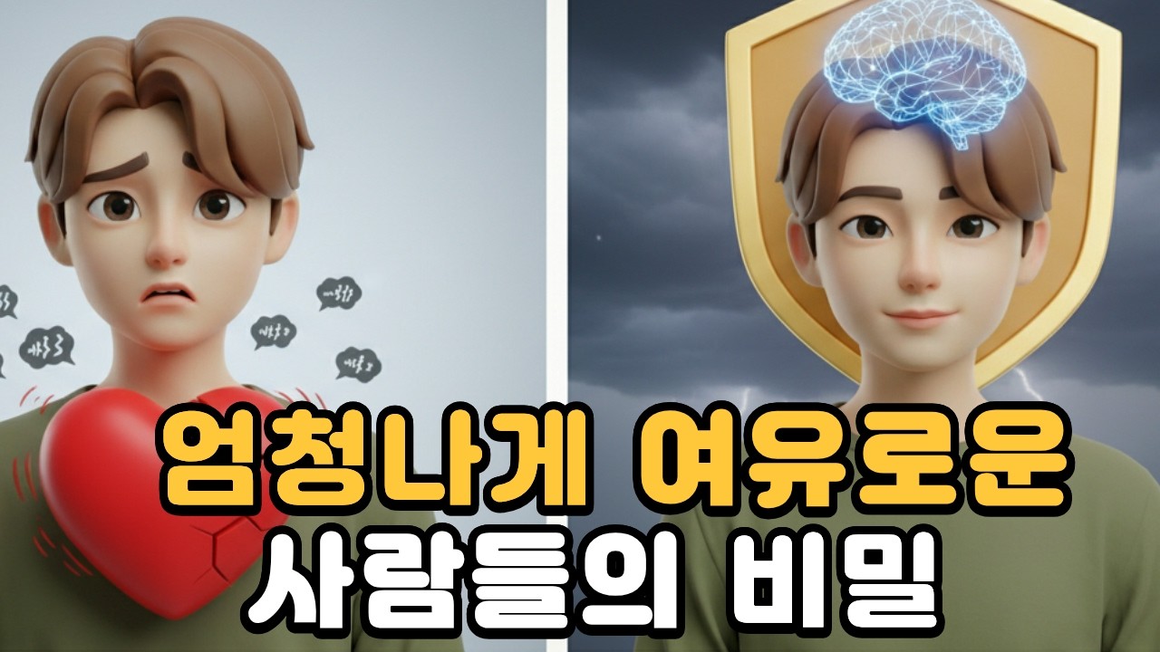 놀라울 정도로 여유로운 사람들의 뇌 구조 비밀 (절대 흔들리지 않는 법) #뇌과학