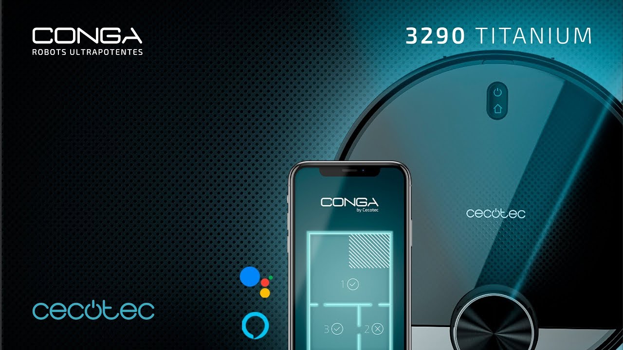 Robot aspirador Conga 3290 Titanium
