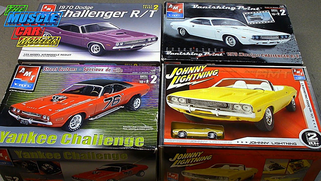 Состав комплекта AMT 1970 Dodge Challenger RT