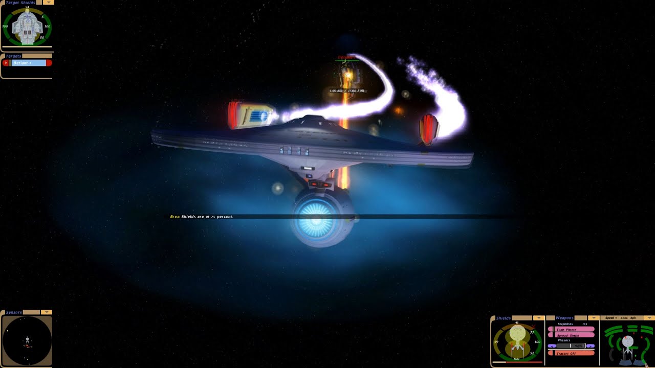 USS Defiant DS9 vs USS Enterprise A Dominion War Refit